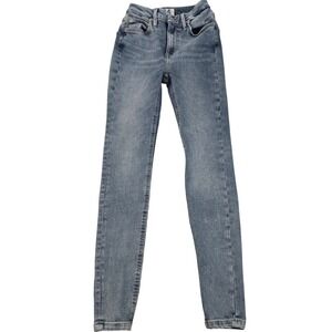 Free People Women's Skinny Jeans - Light Blue